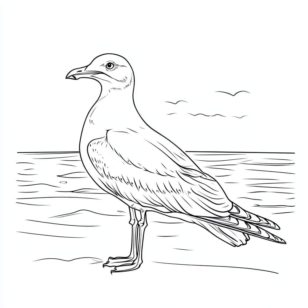 20 dibujos para colorear de gaviotas | Libera tu creatividad 20-dibujos-para-colorear-de-gaviotas-libera-tu-creatividad