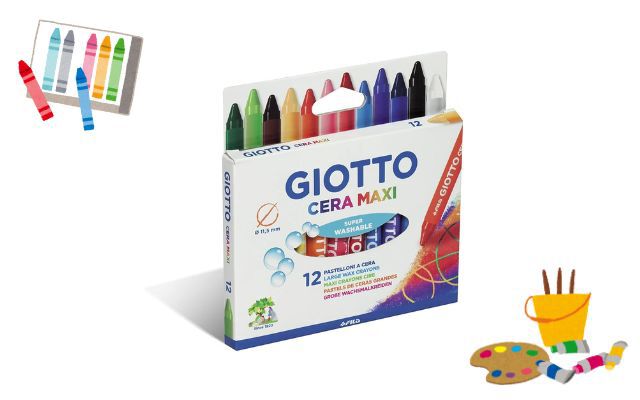 Giotto Turbo Maxi Crayons