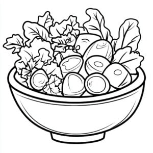 Insalata da colorare thumbnail