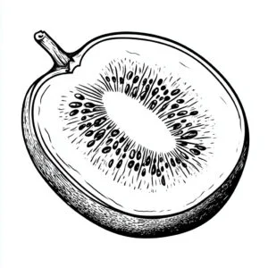 Kiwi 6 Kiwi da colorare thumbnail