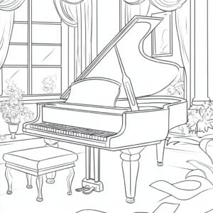 Pianoforte 48 Pianoforte da colorare thumbnail