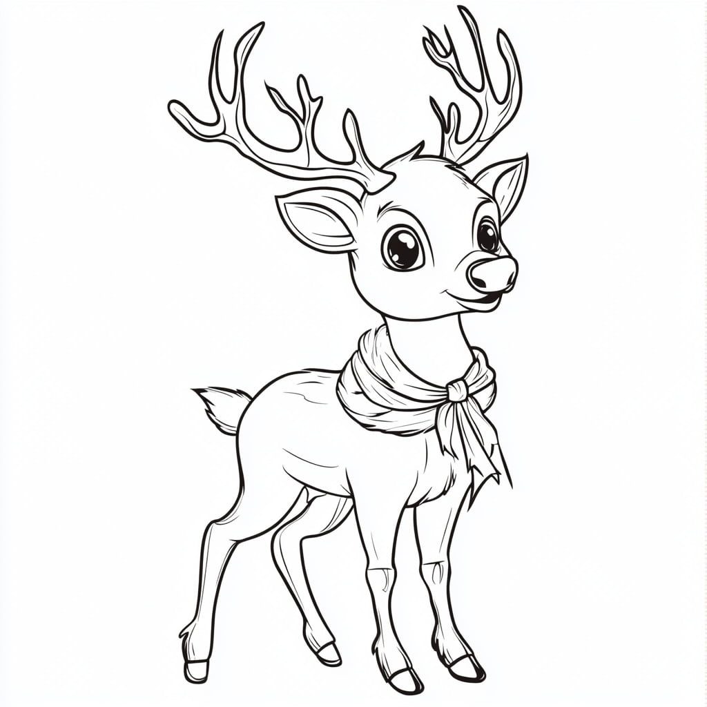 54 Reindeer Coloring Pages: Unleash your Imagination!