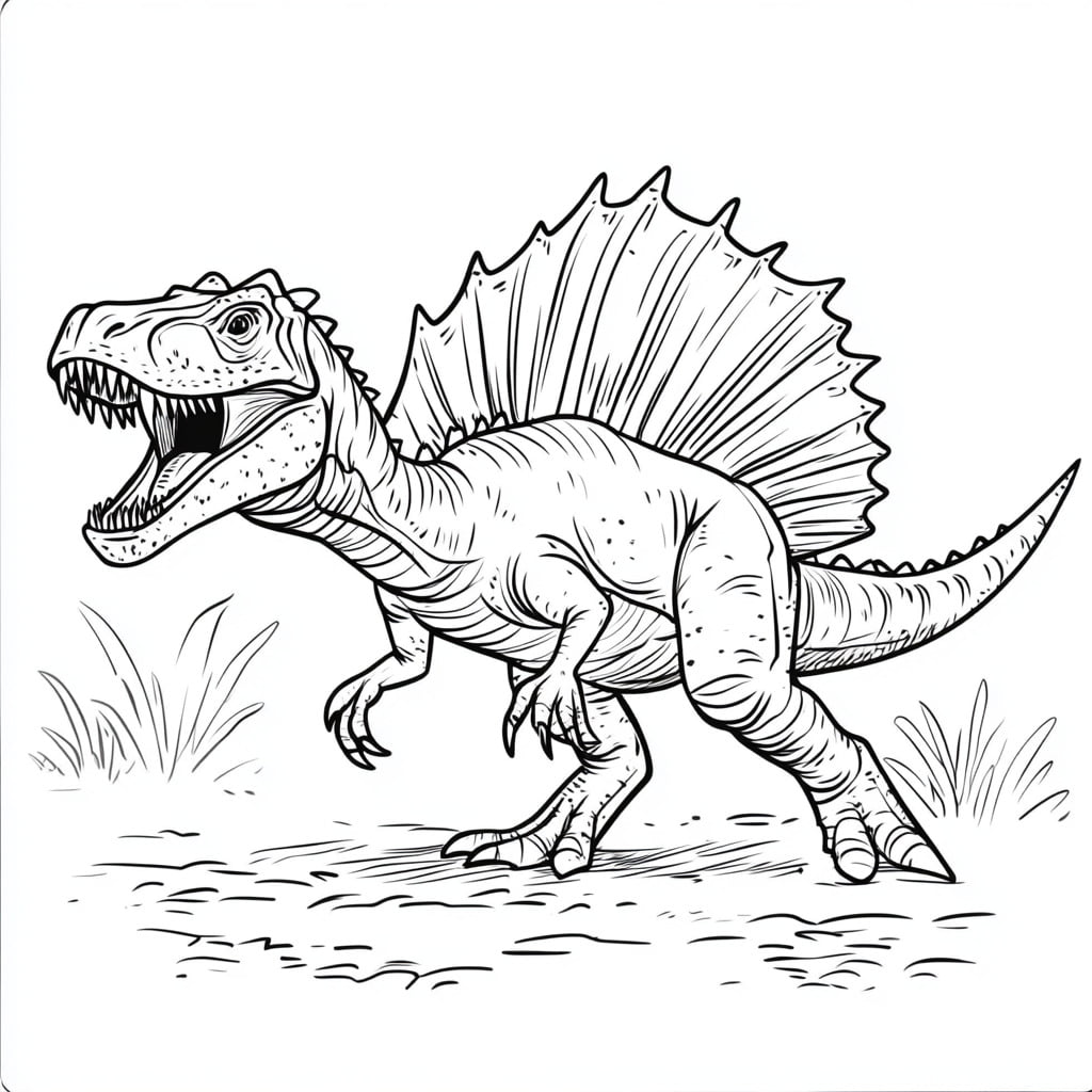 32 spinosaurus coloring pages free download and print