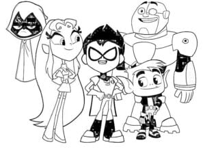 50 Teen Titans Coloring Pages: Unleash Your Creativity!