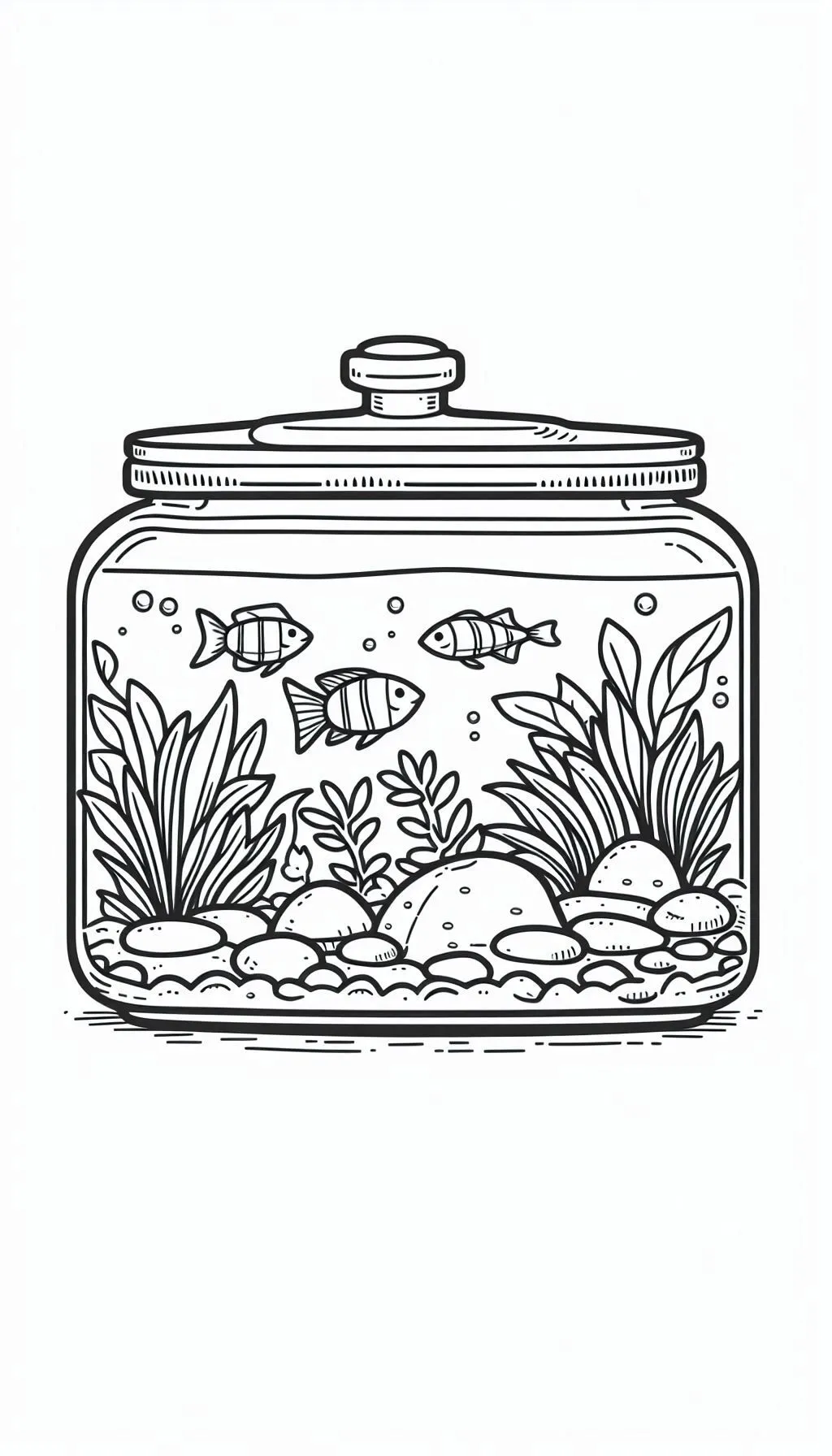 Acquario 10 disegni di Acquario da colorare e stampare gratis