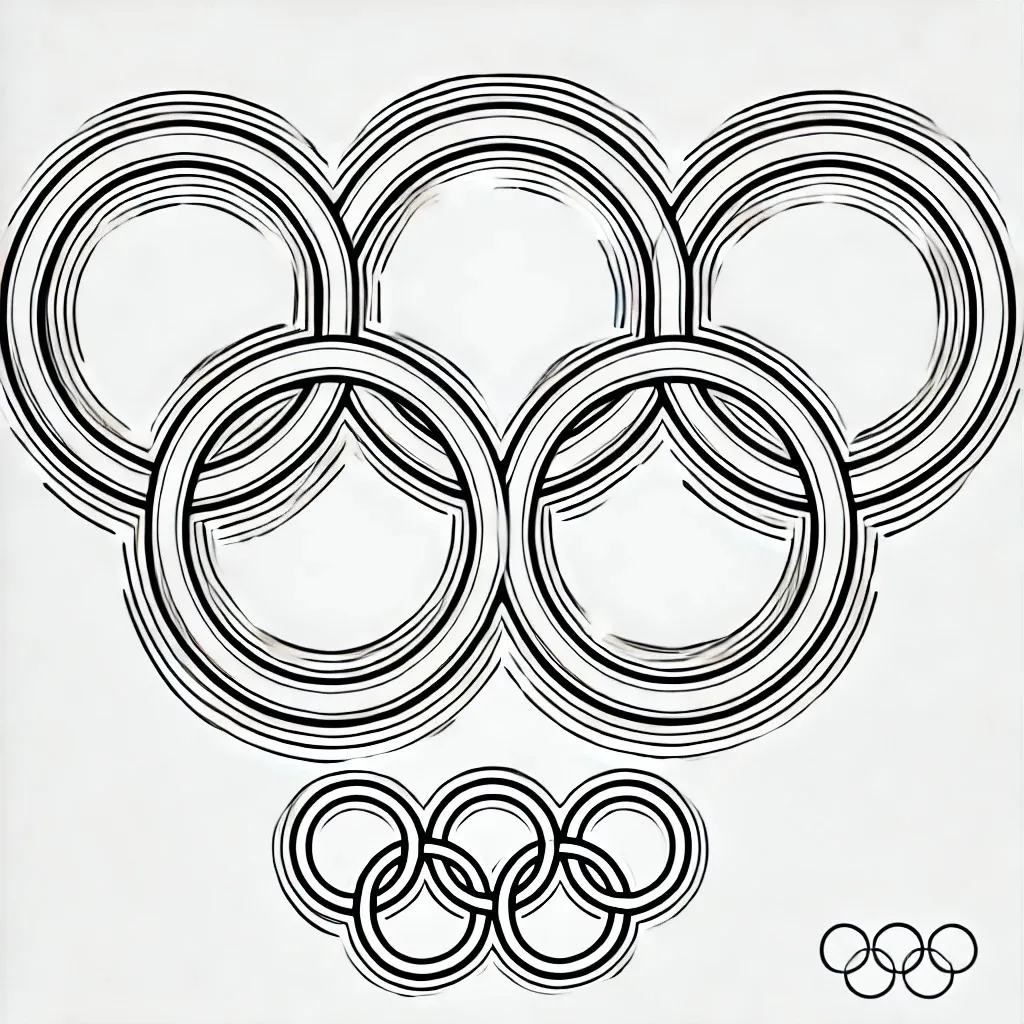 13 dibujos para colorear de circulos olimpicos da rienda suelta a tu creatividad