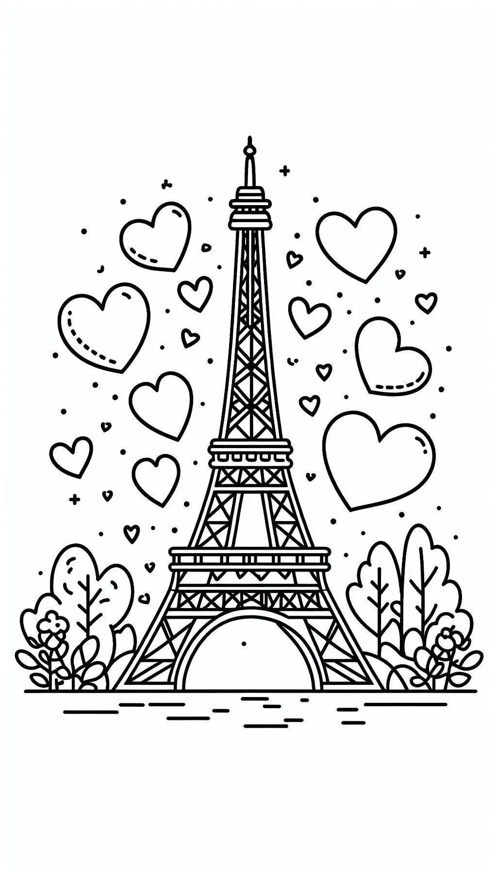 Tour Eiffel 8 disegni Tour Eiffel da colorare e stampare
