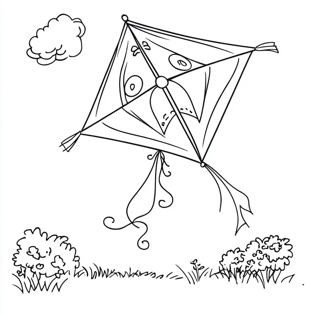 Aquilone da colorare thumbnail