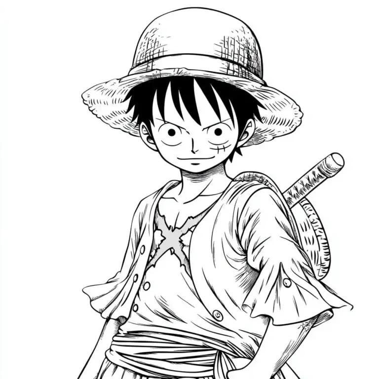 27 One Piece ausmalbilder: Farbabenteuer!