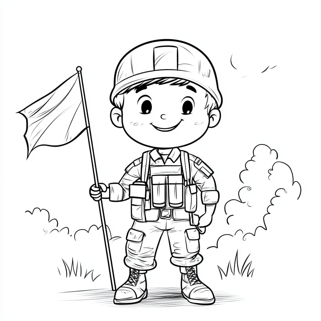 20 dibujos para colorear de soldados: ¡desata al héroe que llevas dentro!
