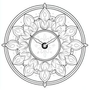 Orologio 2 Orologio da colorare thumbnail