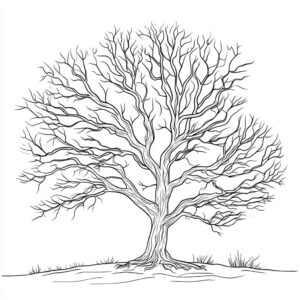 Albero spoglio 9 Albero spoglio da colorare thumbnail