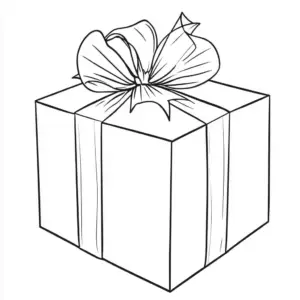Pacco regalo 4 Pacco regalo da colorare thumbnail