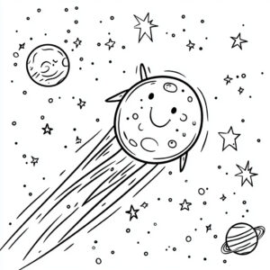 Stella cometa 8 Stella cometa da colorare thumbnail