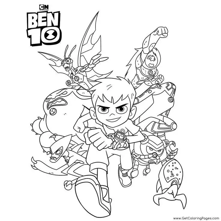 12 Holly and Benji Coloring Pages - Ben 10 Da Colorare 