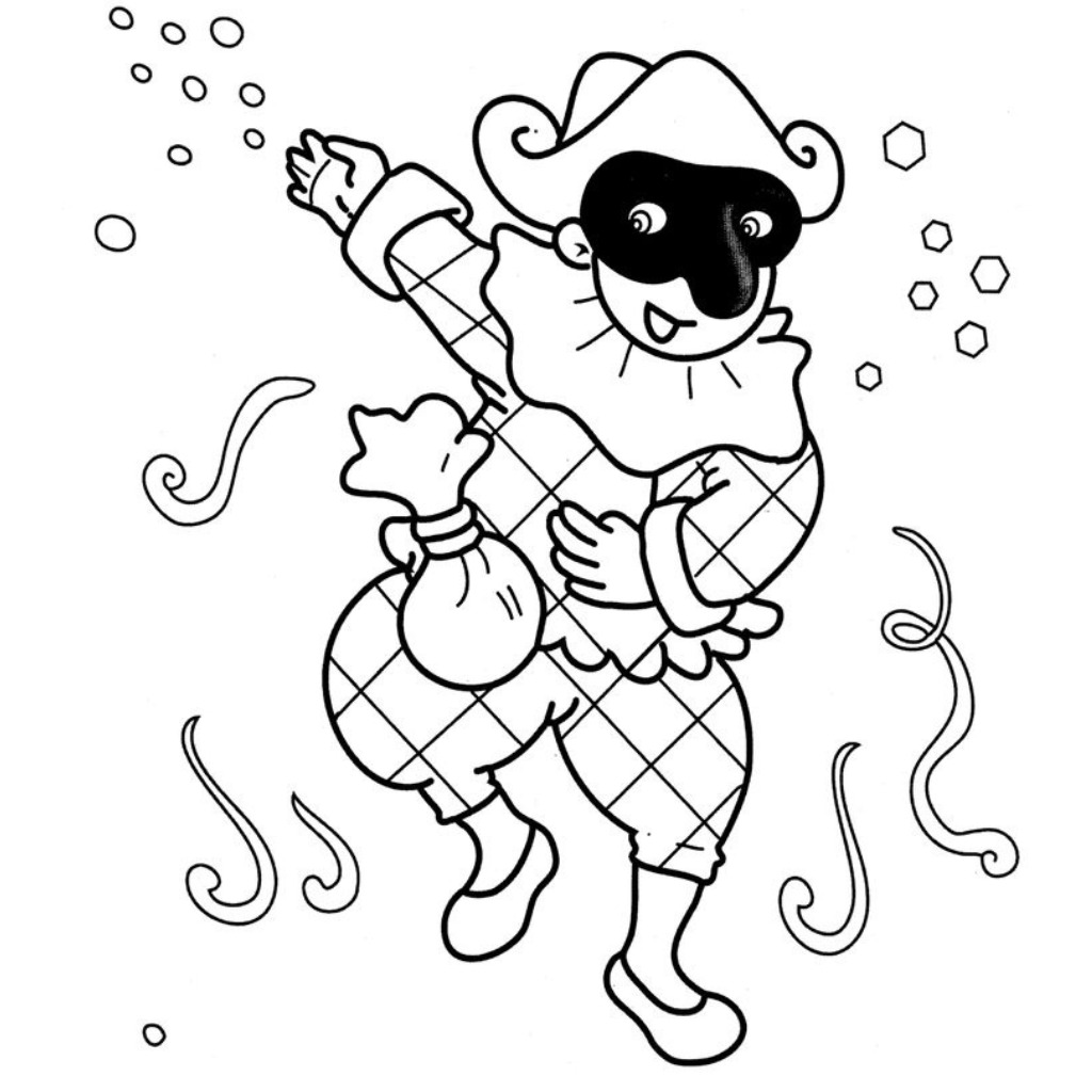 Pulcinella 1 Pulcinella da colorare thumbnail