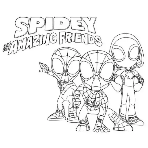 Spidey e i suoi fantastici amici 1 Spidey e i suoi fantastici amici da colorare thumbnail