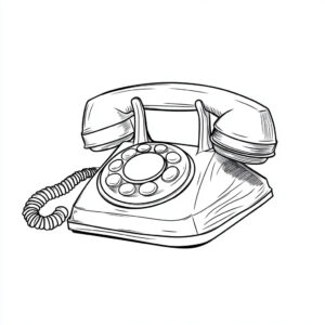 Telefono 5 Telefono da colorare thumbnail