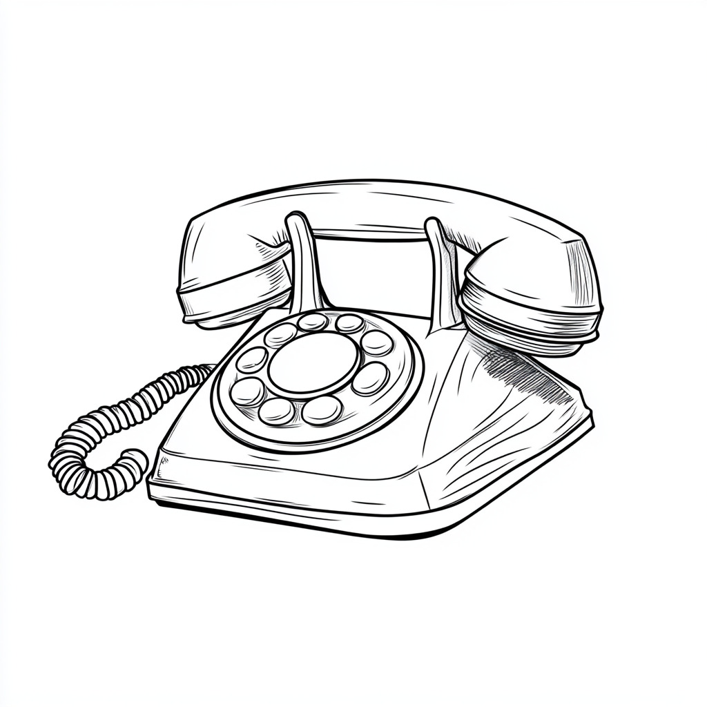 Telefono 1 Telefono da colorare thumbnail