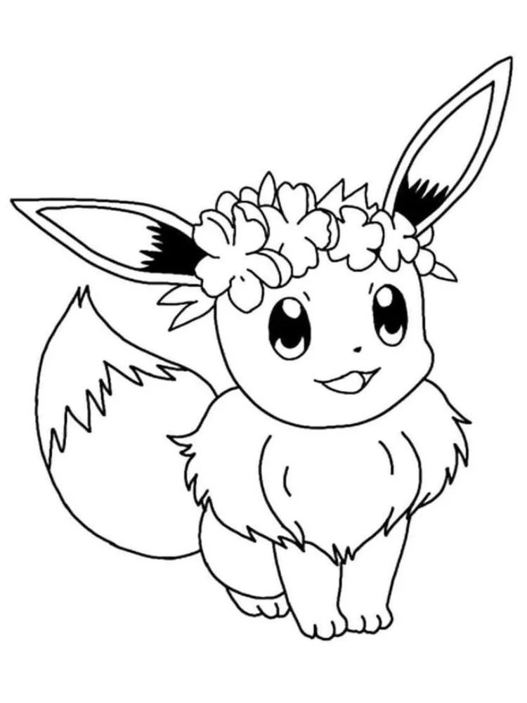 Eevee 7 Eevee da colorare