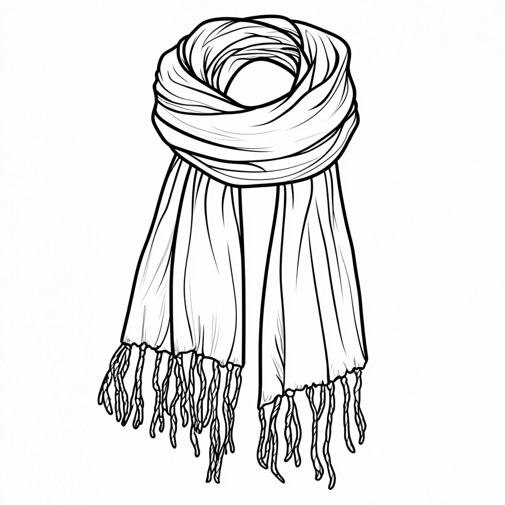 Sciarpa da colorare thumbnail