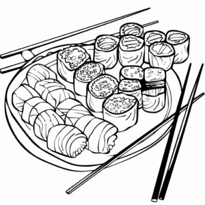 Sushi 31 Sushi da colorare thumbnail