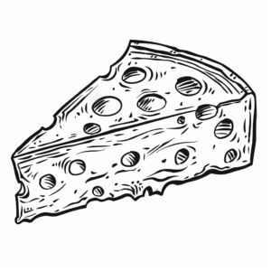 Formaggio 33 Formaggio da colorare thumbnail